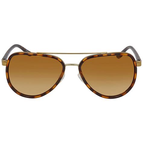 Michael Kors Playa Norte Warm Brown Gradient Pilot Sunglasses